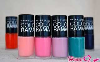 Плюсы и минусы лака для ногтей Colorama Maybelline